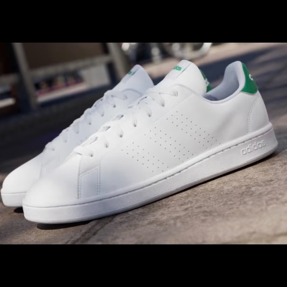 Adidas Size: 11 Color: Cloud White / Green - Picture 6 of 8